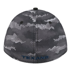 Houston Texans New Era Camo A-Frame 39THIRTY Flex Hat - Black Hats