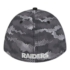 Las Vegas Raiders New Era Camo A-Frame 39THIRTY Flex Hat - Black Hats