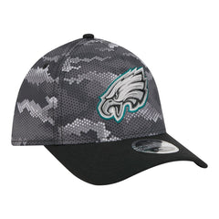 Philadelphia Eagles New Era Camo A-Frame 39THIRTY Flex Hat - Black Hats