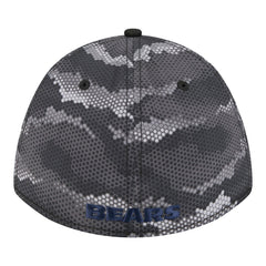 Chicago Bears New Era Camo A-Frame 39THIRTY Flex Hat - Black Hats