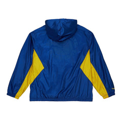 Golden State Warriors Playmaker Full-Zip Hooded Windbreaker Jacket Royal - Mitchell & Ness