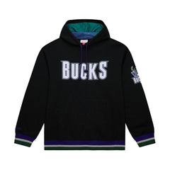 Milwaukee Bucks Unisex Vintage Heavyweight Hoodie Black - Mitchell & Ness