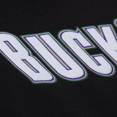 Milwaukee Bucks Unisex Vintage Heavyweight Hoodie Black - Mitchell & Ness