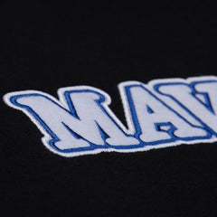Dallas Mavericks Unisex Vintage Heavyweight Hoodie Black - Mitchell & Ness