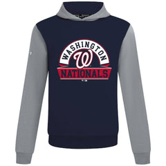 Washington Nationals Levelwear Throwback Ultimate Banner Arch Hoodie - Navy Hoodies