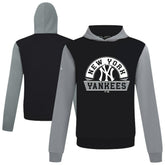 New York Yankees Levelwear Throwback Ultimate Banner Arch Hoodie - Black Hoodies