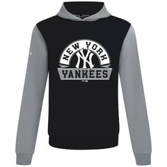 New York Yankees Levelwear Throwback Ultimate Banner Arch Hoodie - Black Hoodies