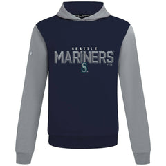 Seattle Mariners Levelwear Throwback Carve Ultimate Hoodie - College Navy Hoodies