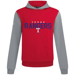 Texas Rangers Levelwear Throwback Carve Ultimate Hoodie - Red Hoodies