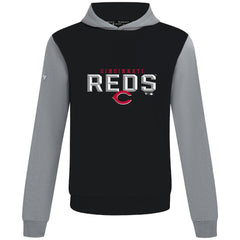 Cincinnati Reds Levelwear Throwback Carve Ultimate Hoodie - Black Hoodies