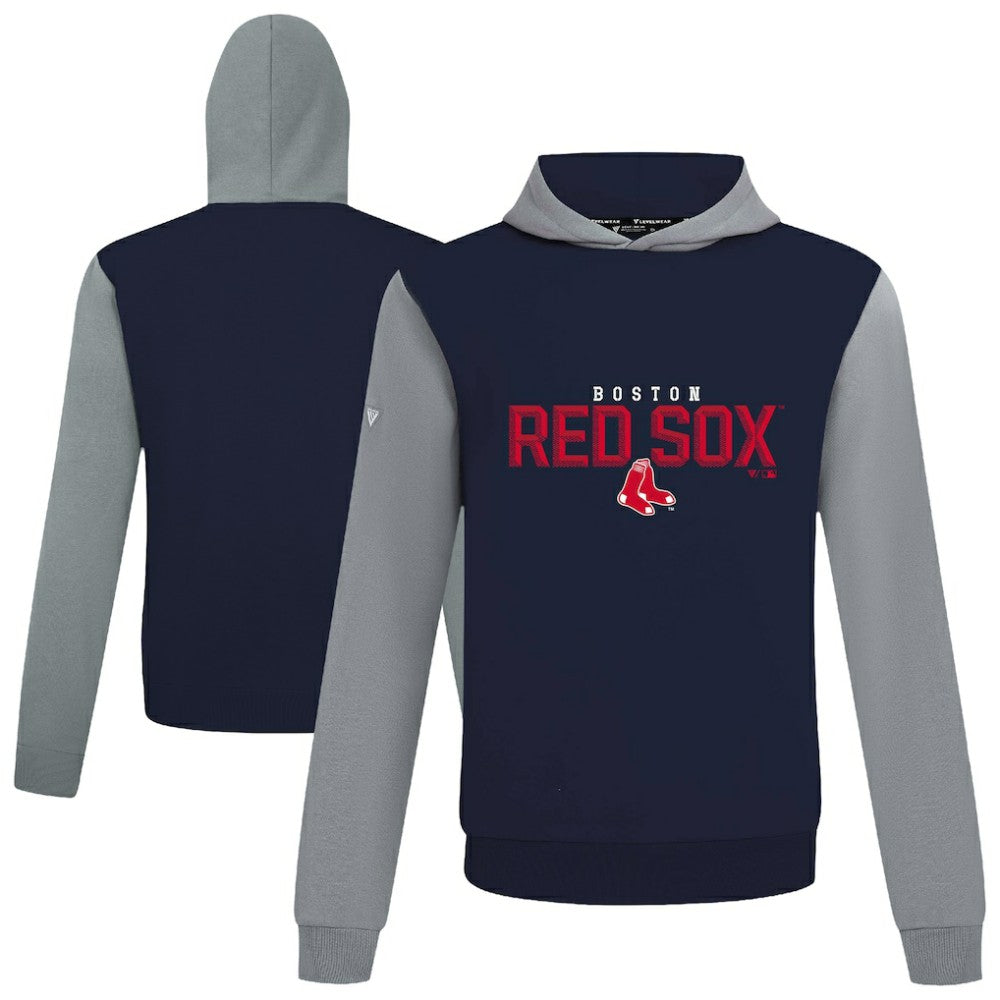 Boston Red Sox Levelwear Throwback Carve Ultimate Hoodie - Navy Hoodies