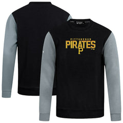 Pittsburgh Pirates Levelwear Throwback Ultimate Carve Sweatshirt - Black Sweatshirts