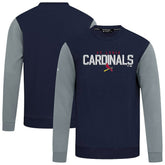 St. Louis Cardinals Levelwear Throwback Ultimate Carve Sweatshirt - Navy Sweatshirts