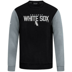 Chicago White Sox Levelwear Throwback Ultimate Carve Sweatshirt - Black Sweatshirts