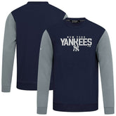 New York Yankees Levelwear Throwback Ultimate Carve Sweatshirt - Navy Sweatshirts