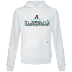 Arizona Diamondbacks Levelwear Relay Journey Pullover Hoodie - White Hoodies