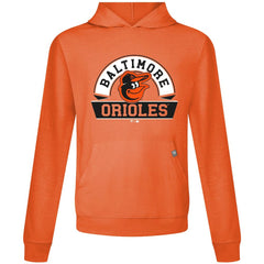 Baltimore Orioles Levelwear Relay Banner Arch Pullover Hoodie - Orange Hoodies