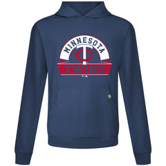 Minnesota Twins Levelwear Relay Banner Arch Pullover Hoodie - Navy Hoodies