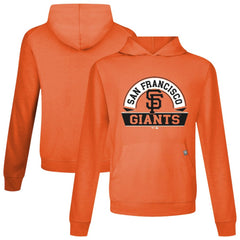 San Francisco Giants Levelwear Relay Banner Arch Pullover Hoodie - Orange Hoodies