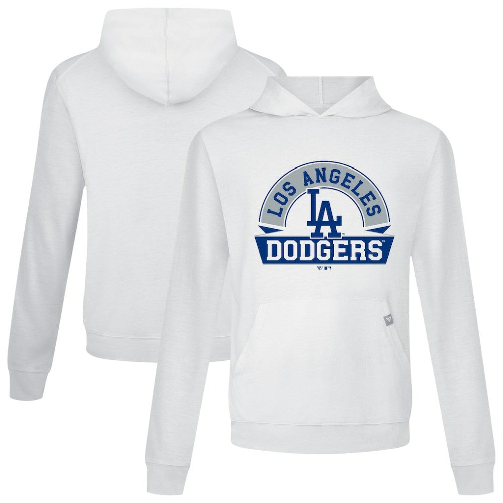 Los Angeles Dodgers Levelwear Relay Banner Arch Pullover Hoodie - White Hoodies
