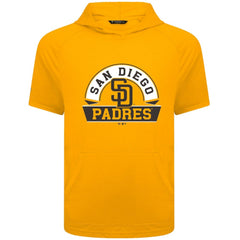 San Diego Padres Levelwear Phase Banner Arch Hoodie T-Shirt - Gold Hoodies