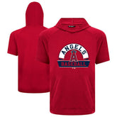 Los Angeles Angels Levelwear Phase Banner Arch Hoodie T-Shirt - Red Hoodies