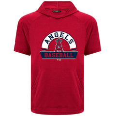 Los Angeles Angels Levelwear Phase Banner Arch Hoodie T-Shirt - Red Hoodies