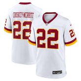 Jacory Croskey-Merritt Washington Commanders Game Super Bowl Era Jersey - White Jerseys