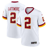 Marshon Lattimore Washington Commanders Game Super Bowl Era Jersey - White Jerseys
