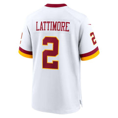 Marshon Lattimore Washington Commanders Game Super Bowl Era Jersey - White Jerseys