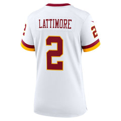 Marshon Lattimore Washington Commanders Women's Game Super Bowl Era Jersey - White Jerseys