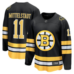 Casey Mittelstadt Boston Bruins Fanatics Home Breakaway Player Jersey - Black | US 203411371