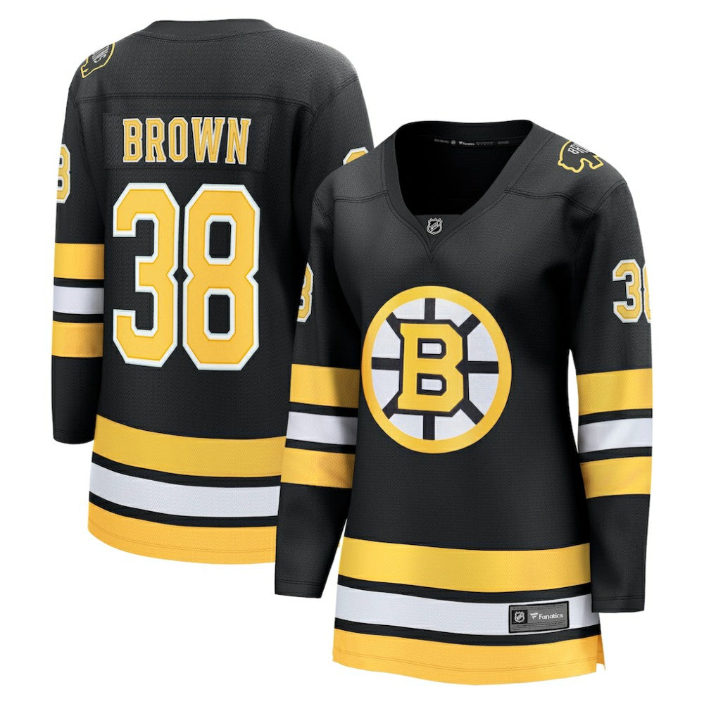 Patrick Brown Boston Bruins Fanatics Women's Home Breakaway Player Jersey - Black | US 203412397