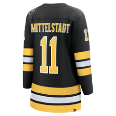Casey Mittelstadt Boston Bruins Fanatics Women's Home Breakaway Player Jersey - Black | US 203412403