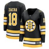 Pavel Zacha Boston Bruins Fanatics Women's Home Breakaway Player Jersey - Black | US 203412404