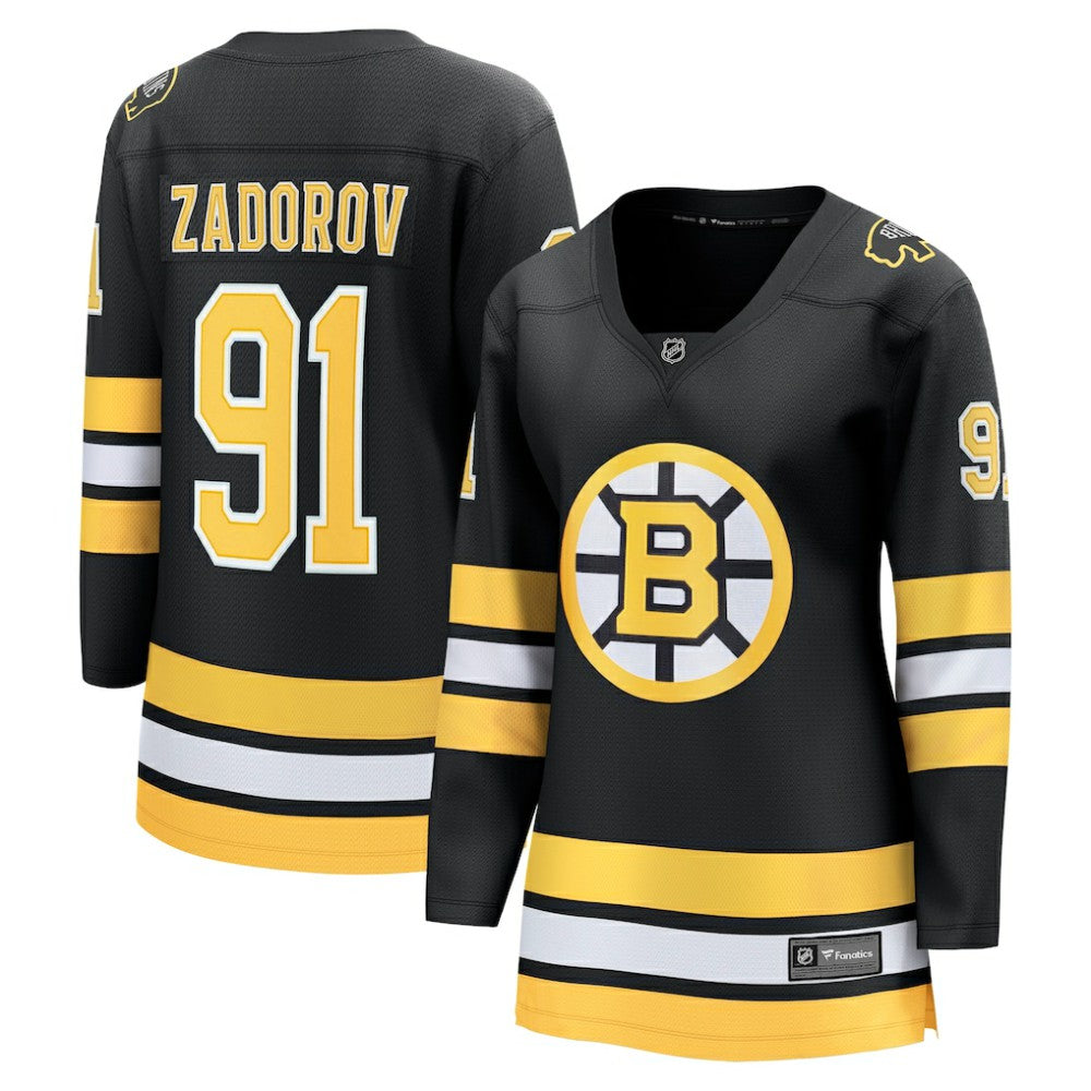 Nikita Zadorov Boston Bruins Fanatics Women's Home Breakaway Player Jersey - Black | US 203412407