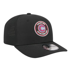 Chicago Cubs New Era Circle 9SEVENTY Adjustable Hat - Black Hats