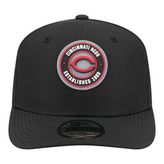 Cincinnati Reds New Era Circle 9SEVENTY Adjustable Hat - Black Hats