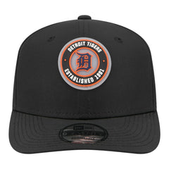Detroit Tigers New Era Circle 9SEVENTY Adjustable Hat - Black Hats