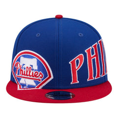 Philadelphia Phillies New Era Stretched Two-Tone 9FIFTY Adjustable Hat - Royal/Red Hats