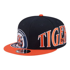 Detroit Tigers New Era Stretched Two-Tone 9FIFTY Adjustable Hat - Navy/Orange Hats