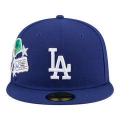 Los Angeles Dodgers New Era City Patch 59FIFTY Fitted Hat - Royal Hats
