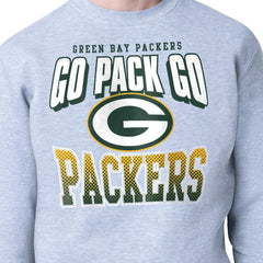 Green Bay Packers Starter Comic Style Sweatshirt - Gray Sweatshirts
