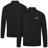 Columbus Blue Jackets Levelwear Copper Upright Quarter-Zip Pullover - Black | US 203415630