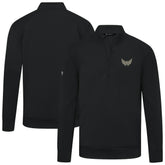Washington Capitals Levelwear Copper Upright Quarter-Zip Pullover - Black | US 203415649