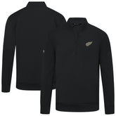 Detroit Red Wings Levelwear Copper Upright Quarter-Zip Pullover - Black | US 203415668
