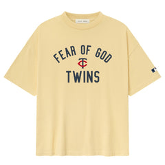 Minnesota Twins Fear of God x MLB 90's Fit T-Shirt - Yellow T-shirts