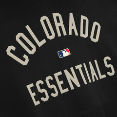 Colorado Rockies Fear of God x MLB Sport Fit Hoodie - Heather Black/Purple Hoodies