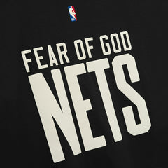 Brooklyn Nets Fear of God x NBA Classic Fit T-Shirt Black