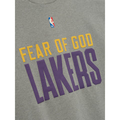 Los Angeles Lakers Fear of God x NBA Unisex 90s T-Shirt Heather Gray outlet